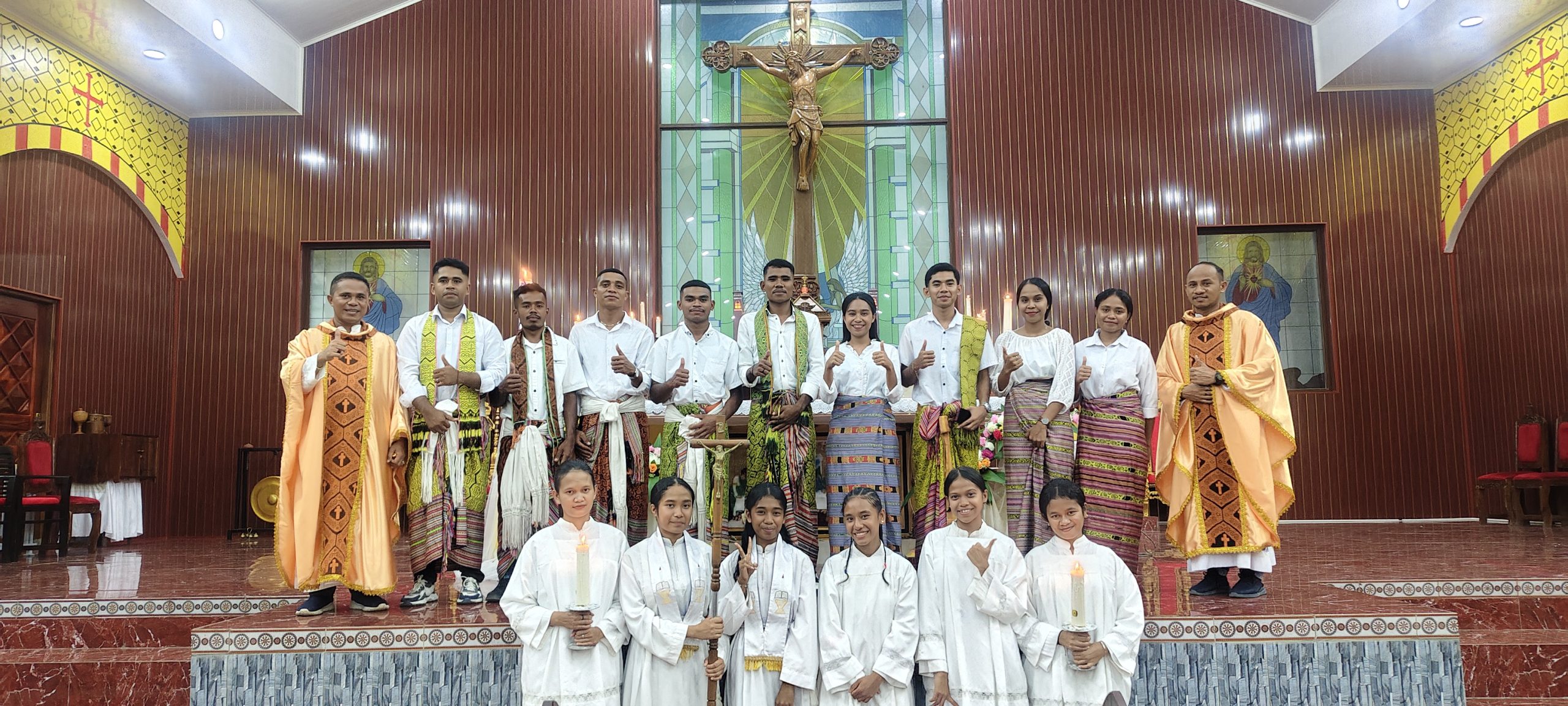 Komisi Kepemudaan KA Melantik Badan Pengurus OMK Paroki Noemuti