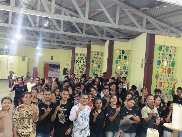 OMK Paroki Naekake Ikuti Animasi Sehari Sebelum Pelantikan