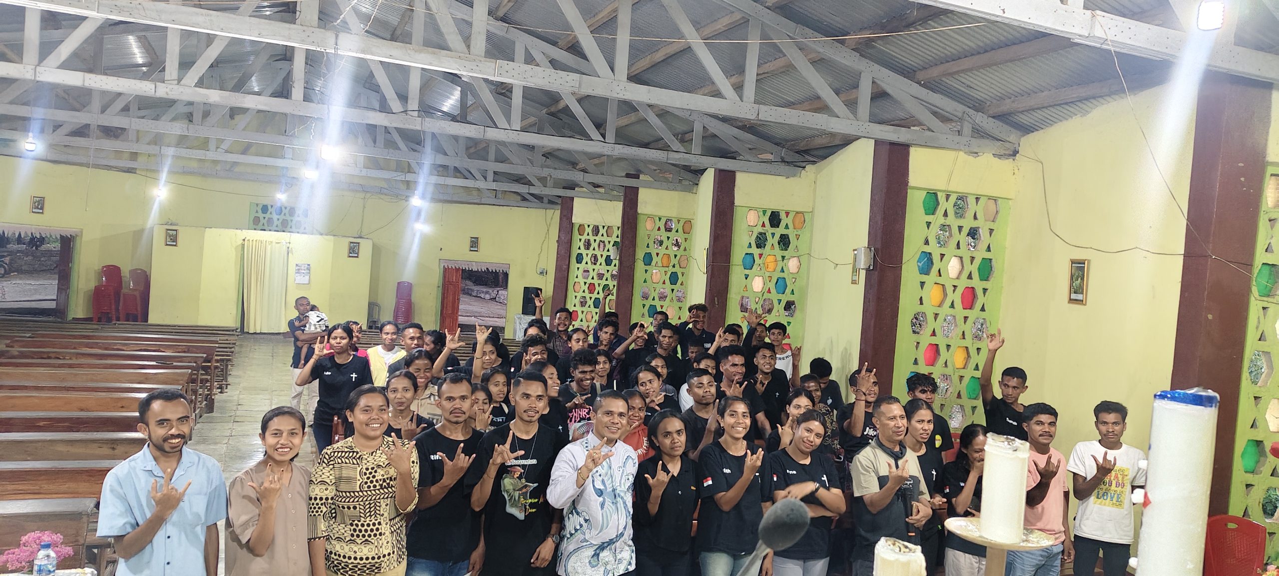 OMK Paroki Naekake Ikuti Animasi Sehari Sebelum Pelantikan