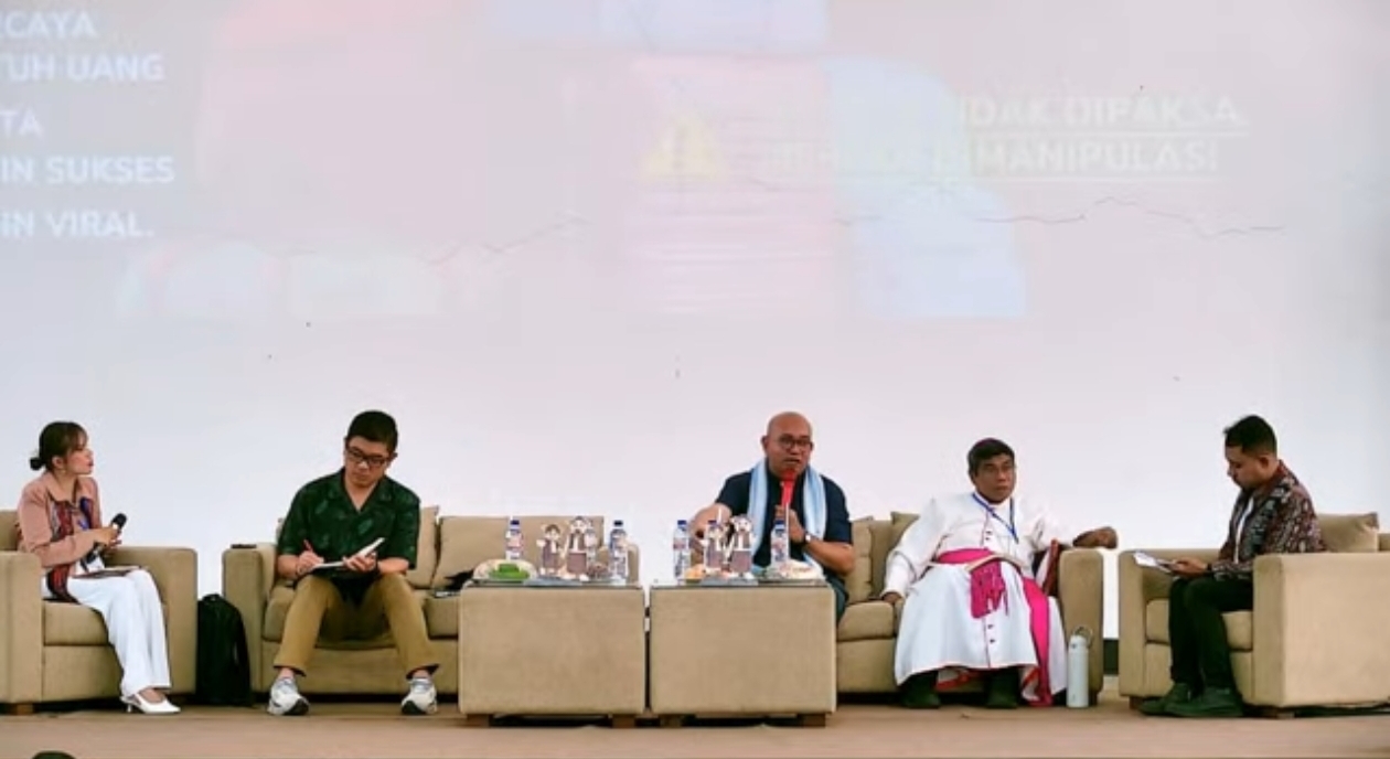 Seminar di Hadapan Ratusan OMK, Romo Paschalis Saturnus Ingatkan OMK: Kejahatan Berkembang Lebih Cepat daripada Kesadaran Kita